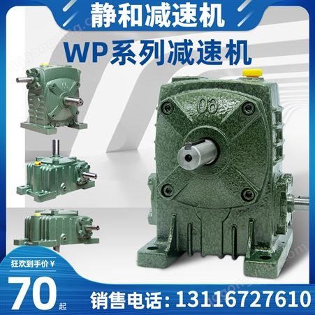 wpa涡轮蜗轮蜗杆减速机小型齿轮箱wpo减速器立式卧式变速器带电机