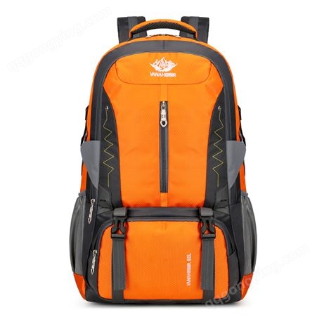 大容量户外登山徒步露营定制LOGO双肩包男女旅行包背包旅游包