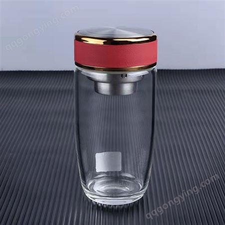 雅克鹅蛋杯双层隔热防炸裂耐温水晶玻璃杯YKEDB70-300