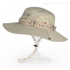 红素渔夫帽夏季遮脸防晒帽太阳帽免费设计LOGO