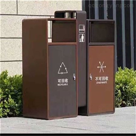 重庆不锈钢喷塑垃圾桶、不锈钢分类垃圾桶、室外钢制垃圾箱