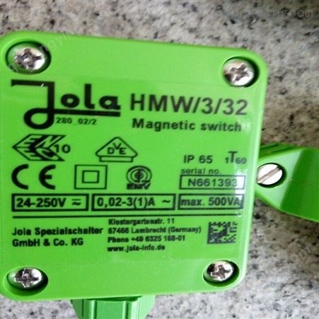 JOLA电磁开关 、液位调节器、电极继电器、平板电极、缆线电极