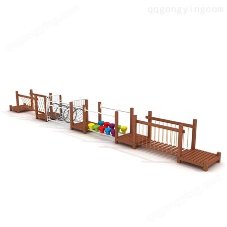 幼儿园户外攀爬架 大型木质滑梯 体能拓展训练 感统组合攀岩玩具