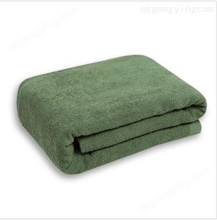 毛巾被源头生产厂家 军绿色毛巾被 夏季印花毛巾毯  学生宿舍纯色空调毯 应急救灾单人毛毯子