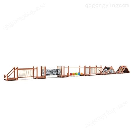 幼儿园户外攀爬架 大型木质滑梯 体能拓展训练 感统组合攀岩玩具